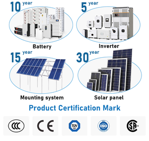 Sistema de Energía Solar con Batería de Litio de 10kw, 15kw, 20kw, Sistema de Energía Solar Fuera de <span class=keywords><strong>la</strong></span> Red <span class=keywords><strong>para</strong></span> Casa, Kit Completo - Product Image 6