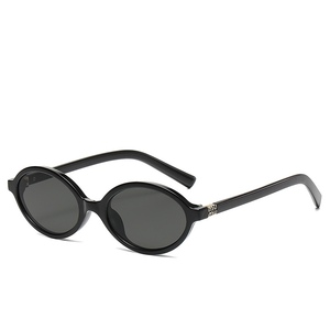 กรอบแว่นตาทรงวงรีสไตล์เกาหลีวินเทจย้อนยุคพร้อมแว่นกันแดดแฟชั่นลายเสือดาว - Product Image 5