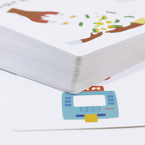 Service d'impression personnalisé OEM, kit de cartes flash financières amusantes en papier de haute qualité avec boîte rigide en deux parties pour cadeaux promotionnels - Product Image 5