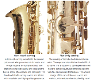 Directement du fabricant : <span class=keywords><strong>Saxophone</strong></span> <span class=keywords><strong>soprano</strong></span> droit plaqué or de qualité professionnelle haut de gamme, best-seller (Clé de Bb) - Product Image 5