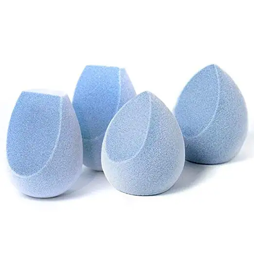 Private label in microfibra rotonda forma di bellezza blending sponge