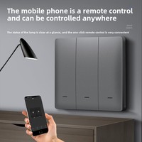 Interrupteur intelligent B1 pour Zigbee avec écran tactile 10A 1/2/3 voies, durable et facile à installer
