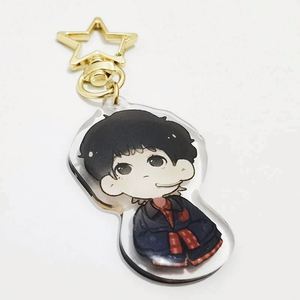 Eco-Friendly Acrylic Charm Anime Plastic Make Your Own Double Sided Custom Printed Acrylic KeyChain with Ice Cream - Product Image 2