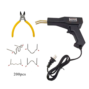 Zwarte kunststof lasapparaat garagegereedschap handige hete nietmachines machine PVC kunststof reparatiemachine autobumper reparatie - Product Image 2