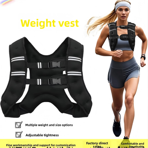 Gilet Zavorrato in Poliestere per Allenamento Fitness, Invisibile, Regolabile, Traspirante, Durevole, per Esercizi di Rafforzamento del Core - Product Image 1
