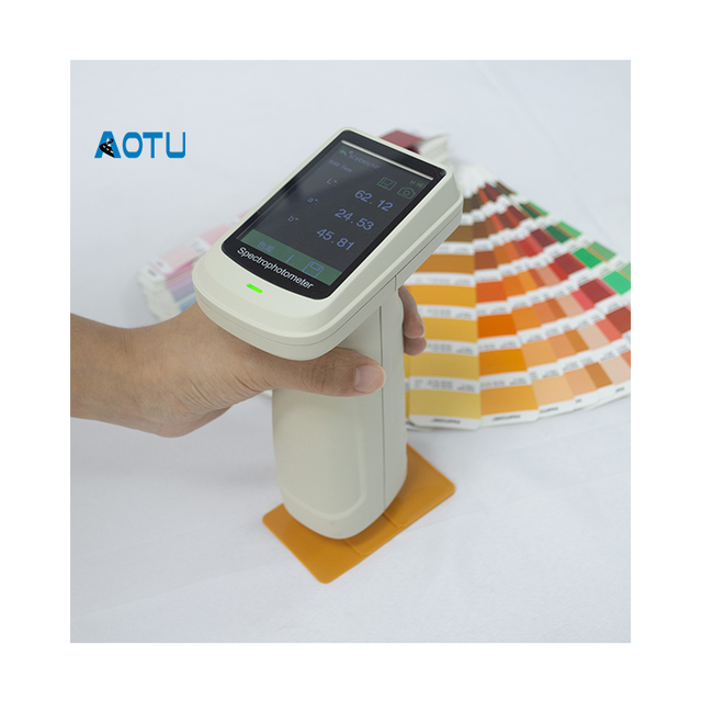 Handheld Digital Color Spectrophotometer with Computer Interface Softwareor Paint Colormeter Digital Color Meter