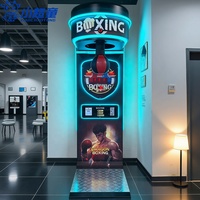 Machine de boxe électronique à pièces de monnaie à prix d'usine - Arcade de boxe sportive professionnelle pour parc d'attractions