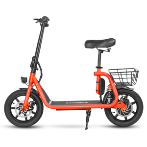 Samebike Nhỏ Và Di Động 500W Động Cơ Gấp Tay Thanh 14 Inch 13AH 36V Điện Xe Tay Ga Unisex Với Giỏ Chỗ Ngồi <span class=keywords><strong>E</strong></span>-Scooter - Product Image 4