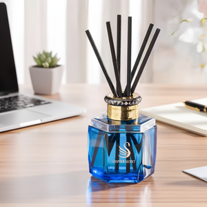 Difusor de Aromas de Alta Calidad, Ecológico, Decorativo para el Hogar, No Tóxico, en Botella de Vidrio <span class=keywords><strong>con</strong></span> Varillas de Ratán - Product Image 1