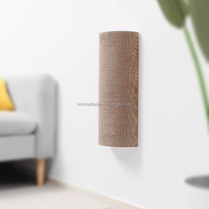 Oluklu kağıt kedi <span class=keywords><strong>Scratcher</strong></span> Post duvara monte kedi tırmalamak mobilya - Product Image 3