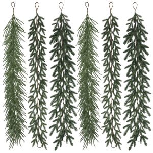 Guirlandes artificielles de feuilles de pin vertes 600g pour décorations de Noël, arches de mariage et aménagement paysager - Product Image 1