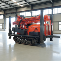 Machine de forage puissante pour trous profonds de 260 m, faible bruit, respectueuse de l'environnement, machine de forage pneumatique à eau, garantie après-vente
