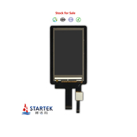 Layar sentuh kapasitif modul panel LCD IPS 3,5 inci 480*800 ST7701S sudut pandang penuh antarmuka MIPI SPI RGB 2-lane