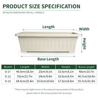 Grand pot de fleurs circulaire en PP durable pour la maison, avec trou de drainage auto-arrosant, pour jardin, légumes, herbes, fraises