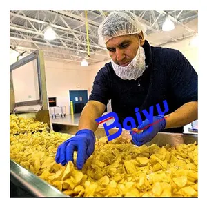 Baiyu Industrie jalur produksi chip kentang goreng beku otomatis