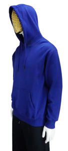 Sweat-shirt décontracté pour homme AG350H, doublure en polaire berbère, uni, chaud, manches longues, design mince et épais avec impression numérique - Product Image 4