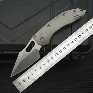 Cuchillo de Bolsillo Tanto de Acero Inoxidable Personalizable HL OEM, Hoja Fija, para Pesca, Montañismo, Supervivencia, Camping y Bricolaje - Product Image 2