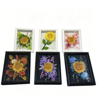 NATROSES Roses naturelles préservées, boîte carrée, longue durée (3-5 ans), fleurs, cadeau d'anniversaire, cadeau pour elle, arche florale carrée