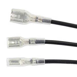 Tombol tekan 2 Pin 2.8mm/4.8mm kabel kawat gaya HAPP tombol SANWA kabel saklar untuk Jamma Arcade USB Encoder tali pengaman - Product Image 2