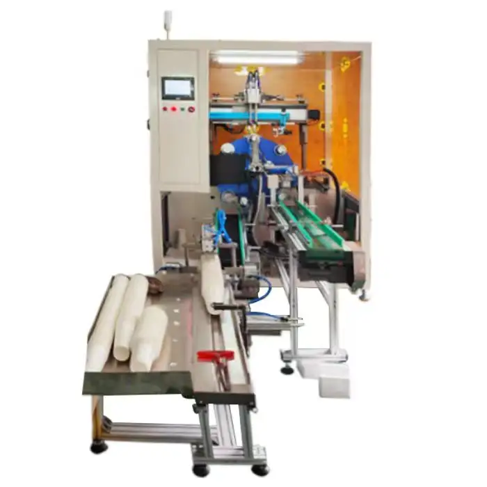 Wholesale PS-400SAK Smart Screen Printing Machine Disposable Cup Automatic UV Curing Screen Printing Machine