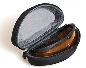 2025 לסביבה ידידותית ורוד מותאם אישית pu מעור משקפיים עם לוגו, משקפי עיניים במקרה קשה - Product Image 1