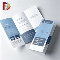 Service d'impression offset pour dépliants, brochures, affiches et flyers en papier fantaisie 105gsm, 128gsm, 157gsm, formats A3, A4, A5, DL, avec pelliculage et carton.