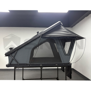 Tente de toit rigide SNDN 4x4 OEM ODM à ouverture rapide, charnière <span class=keywords><strong>en</strong></span> X, <span class=keywords><strong>en</strong></span> aluminium, avec panneau solaire, installation facile - Product Image 2