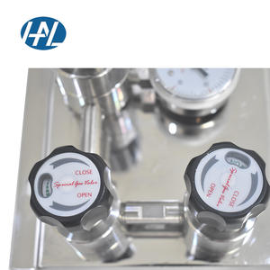 Regulador de presión de <span class=keywords><strong>gas</strong></span> de laboratorio de acero inoxidable con panel de control neumático Panel de sistema de colector de fluido - Product Image 5