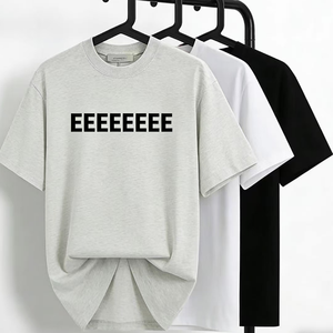 Camiseta <span class=keywords><strong>Fear</strong></span> para Hombre, Corte Holgado, Manga Corta, Sensación Fresca, Colección Verano 2025 God - Product Image 1