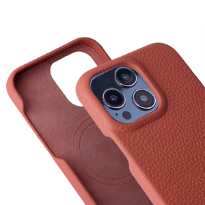 Premium Kiesel-Leder-Magnet-Hülle für iPhone 14 13 11 12 Pro Max 13 Kiesel-Leder Magnet-Hinterseite für iPhone 15 - Product Image 6