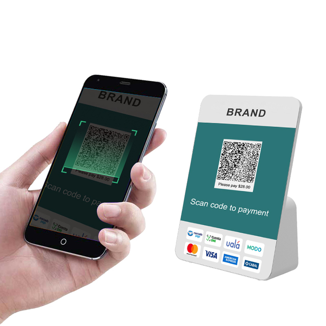 Y50B QR Code Payment Device Cloud Speaker 4G+WIFI Static Dynamic QR Code Payment Display With Speaker for Commercial Payment