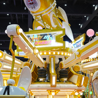 Crazy Rabbit Design Jumping Machine Funfair Thème Aventure Manèges Fairground Carnaval Enfants Jeu Parc D'attractions Manèges à vendre