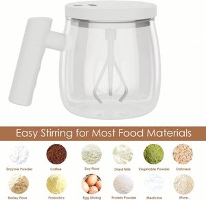 แก้วกาแฟทรงใหม่พร้อมสเกลวัดปริมาณแบบพกพา แก้วคนอัตโนมัติพร้อมโลโก้สั่งทำ - Product Image 4