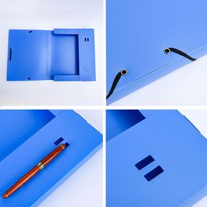 A4 <b>String</b> Plastic <b>Elastic</b> File Folder With Custom Logo - Product Image 2