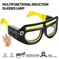 Lampe frontale 2026 à prix d'usine avec lentilles amovibles pour le travail et lampe d'inspection multifonctionnelle étanche à haute luminosité