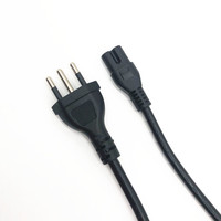 Câble d'extension de prise AC brésilienne avec connecteur IEC C5 C13 C19, prise brésilienne, prise suisse à 3 broches, cordon d'alimentation pour cuiseur à riz, fil électrique