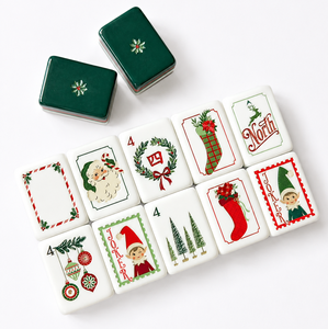 Jeu de Mahjong américain coloré 160 pièces, tuiles blanches, points numériques chinois, bambou, <span class=keywords><strong>Ouest</strong></span>, <span class=keywords><strong>Sud</strong></span>, Est, Nord, Joker - Product Image 3