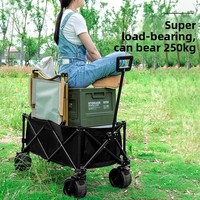 Chariot de camping multifonctionnel pliable pour extérieur, idéal pour marché nocturne, camping, et usage industriel