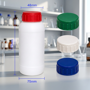 ขวดน้ำมันพลาสติก HDPE เกรดอาหาร ขนาด 500 มล. พร้อมฝาเกลียว รีไซเคิลได้ สำหรับบรรจุน้ำมันปรุงอาหารและอาหารเหลว - Product Image 2