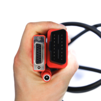 Cable de prueba principal DTS de 2 filas DB15 a OBD2 de 16 pines para herramienta de diagnóstico de camiones pesados J1939 Diesel ECU OEM