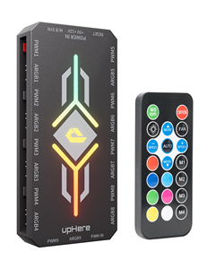 <span class=keywords><strong>Controlador</strong></span> ARGB RGB para PC, sincronización con la placa base, concentrador de luces para ventiladores, control de iluminación LED de velocidad ajustable para cajas de juegos - Product Image 2