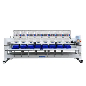 Machine de broderie d'ordinateur à grande vitesse pour t-shirt de casquette GC1508C