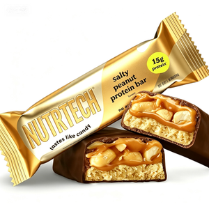 Barres protéinées énergétiques pour la gym OEM/ODM, riches en protéines, collations nutritives, faibles en sucre, sans gluten, saveur chocolat, en boîte pour adultes - Product Image 3