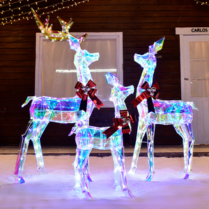 Beauty in Stock Christmas LED <strong>Reindeer</strong> Family 3-Piece <strong>Lighted</strong> Decoration - Product Image 6