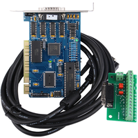 Carte de contrôle CNC 3 axes OKYN24519 NC Studio avec interface PCI, carte de contrôle de mouvement pour routeur et graveur CNC avec prise en charge du code G