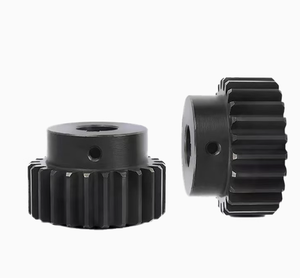 Engrenage droit à 30 dents pour moteur à plateforme convexe, engrenage à crémaillère à trou intérieur de 1 module, 5-17 dents, en acier au carbone noir pour systèmes de convoyage - Product Image 6