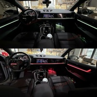 Lámpara de Ambiente LED para Porsche Cayenne 2024+, Accesorios para Auto, Iluminación Interior, Cubierta Luminosa, Luz Ambiental