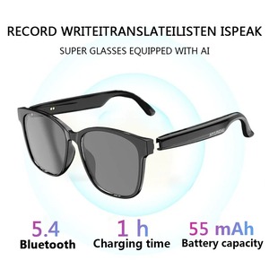Gafas Inteligentes Inalámbricas con Traducción IA HY-C8 2025, Video 4K, Resistentes al Agua IPX-5, Control Táctil, Traducción en Tiempo Real, <span class=keywords><strong>AR</strong></span> - Product Image 3
