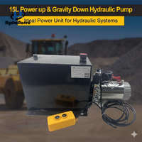 Groupes hydrauliques miniatures à simple effet haute pression 12V/24V pour remorques basculantes