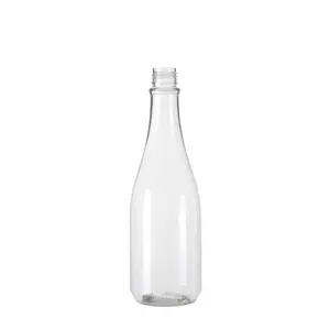 230 мл пустая ПЭТ пластиковая бутылка с длинным горлышком, бутылка для воды специального типа
